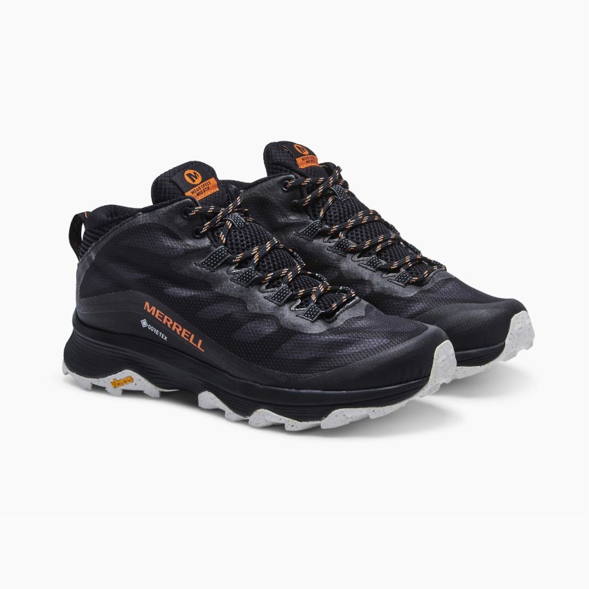 Chaussures Randonnée Merrell Moab Speed Mid GORE-TEX Noir Homme | C.B.FVBC